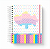 Caderno Pautado Personalizado Pop It Candy Color - Imagem 1