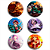 Bottons Desenho Demon Slayer Broche De 4,5cm (6 Unidades) - Imagem 1