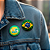 Botton Redondo Colecionável Bandeira do Brasil - Imagem 2