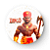 Botton Colecionável Tipo Alfinete Orixás Masculinos Coleção 3D - Imagem 8