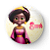 Botton Colecionável Tipo Alfinete Orixás Femininos Coleção 3D - Imagem 3