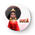 Botton Colecionável Tipo Alfinete Orixás Femininos Coleção 3D - Imagem 4