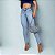 Calça jeans delavé cós alto cordão - Imagem 2
