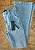 Calça jeans flare azul claro estonado - Imagem 6