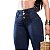 Calça jeans escuro cós alto com lycra com bojo empina bumbum - Imagem 2