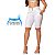 Bermuda branca estilo ciclista com lycra - Imagem 2