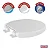 ASSENTO SANITÁRIO OVAL SOFT CLOSE BRANCO ASTRA - Imagem 2