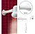 BRAÇO PARA CHUVEIRO MONOCANO BRANCO 30CM 1/2 LORENZETTI - Imagem 2