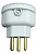 PLUG ADAPTADOR AR CONDICIONADO 3P 20A BRANCO ILUMI - Imagem 4