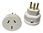 PLUG ADAPTADOR AR CONDICIONADO 3P 20A BRANCO ILUMI - Imagem 1