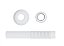 TUBO LIGACAO AJUSTAVEL 260MM BRANCO BLUKIT - Imagem 1