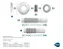 TUBO LIGAÇÃO AJUSTÁVEL PARA VASO SANITÁRIO BLUKIT DN38 x 26CM BRANCO - Imagem 4