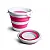 BALDE RETRÁTIL 10L BRANCO COM ROSA NOBRE - Imagem 2