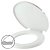 ASSENTO OVAL ALMOFADADO PRIME HERC CINZA CLARO - Imagem 1