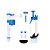 KIT COMPLETO UNIVERSAL PARA CAIXA ACOPLADA COM ACIONAMENTO SUPERIOR E CASTELO BLUKIT - Imagem 1