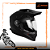 Capacete Just1 J34 Pro Street Motocross Trilha - Imagem 1