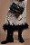 VESTIDO VELUDO COM PLUMAS - Imagem 3