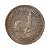 Moeda Antiga da África do Sul 5 Shillings 1949 - Rei George VI - Imagem 2