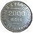 Moeda Antiga do Brasil 2000 Réis 1911 - Imagem 2