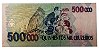 Cédula Antiga do Brasil 500 000 Cruzeiros 1993 - Imagem 2