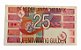 Cédula Antiga da Holanda 25 Gulden 1989 - Imagem 1