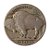 Moeda Antiga dos Estados Unidos Five Cents 1927 - Buffalo Nickel - Imagem 2