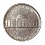 Moeda Antiga dos Estados Unidos Five Cents 1981 P - Jefferson Nickel - Imagem 2