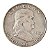 Moeda Antiga dos Estados Unidos Franklin Half Dollar 1950 - Imagem 1