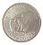 Moeda Antiga dos Estados Unidos Eisenhower Dollar 1971 D - Imagem 2