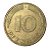 Moeda Antiga da Alemanha 10 Pfennig 1985 F - Imagem 1
