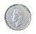 Moeda Antiga da Inglaterra Six Pence 1950 - Imagem 1