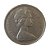 Moeda Antiga da Inglaterra 10 New Pence 1977 - Imagem 1