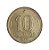 Moeda Antiga do Brasil 10 Centavos de Cruzeiro 1944 - Getúlio Vargas - Imagem 1