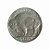 Moeda Antiga dos Estados Unidos Five Cents 1927 - Buffalo Nickel - Imagem 2