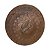 Moeda Antiga do Brasil 40 Réis 1825 C com Carimbo Geral de 10 - Imagem 1
