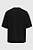 Camiseta oversized lisa preta com tag - Imagem 3