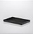 Bandeja LIV 25x17x2cm Preta - Paramount 1638 - Imagem 1
