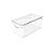 Organizador Clear com Tampa 30x15x13cm - OU OC350 NT - Imagem 1