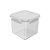 Pote Click Quadrado (1,5L) 14x14x5cm - OU CL2200 - Imagem 3