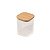 Pote Hermético com Tampa Bambu Quadrado 845ML YOI 811700094 - Imagem 1