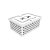 Cesto Organizador M com Tampa 31x22x14cm Crippa 1022 - Imagem 5