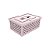 Cesto Organizador M com Tampa 31x22x14cm Crippa 1022 - Imagem 4