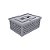 Cesto Organizador M com Tampa 31x22x14cm Crippa 1022 - Imagem 2