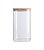 Pote de Vidro com Tampa de Bambu 1,4Litros OIKOS COZ01786NAT - Imagem 1