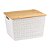 Caixa Org. com Tampa de Bambu 18L 35x30x22cm OIKOS LAV01836 - Imagem 4