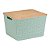 Caixa Org. com Tampa de Bambu 18L 35x30x22cm OIKOS LAV01836 - Imagem 2