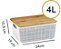 Caixa Org. com Tampa de Bambu 4L 24x19x10,5cm OIKOS LAV01834 - Imagem 6