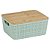 Caixa Org. com Tampa de Bambu 4L 24x19x10,5cm OIKOS LAV01834 - Imagem 5