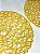 Kit 4 Jogos Americanos Redondo Aramado Amarelo 38cm 13511 - Imagem 2