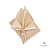 Guardanapo Liso Bege Tricoline 42x42cm 1Un Organize-it 13404 - Imagem 1
